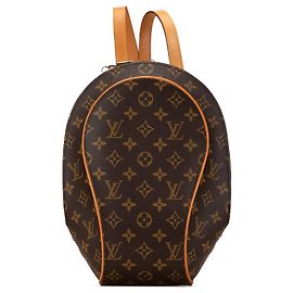 Brauner Louis Vuitton Monogram Ellipse Rucksack Braun