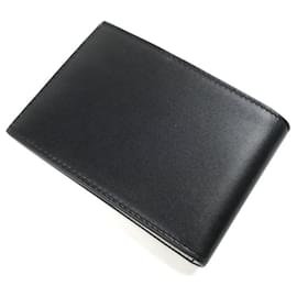Saint Laurent-Saint Laurent Bi-fold Wallet in Black and Ivory-Black,Cream