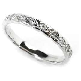 Chanel-Chanel K18WG White Gold Coco Crush Full Eternity Diamond Ring-Other