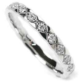 Chanel-Chanel K18WG White Gold Coco Crush Full Eternity Diamond Ring-Other