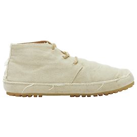 Maison Martin Margiela Botas de Espadrille de Lona e Couro com Cadena da Maison Margiela Marrom Bege