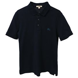 Polo de algodón azul marino con logo EKD de Burberry Azul Azul marino