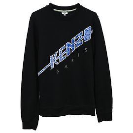 Sudadera Kenzo Logo en algodón negro Negro