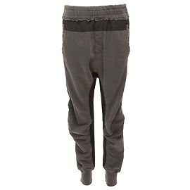 Haider Ackermann Perth Washed Cotton Darted Back Jogger Pants Grey