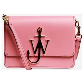 JW Anderson-Pink Anchor Logo crossbody bag-Pink