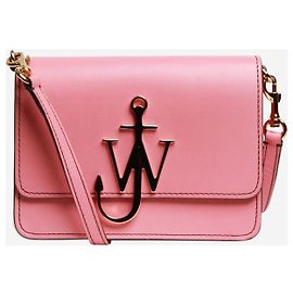 JW Anderson Borsa a tracolla con logo ancora rosa Rosa