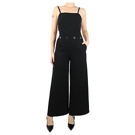 Max Mara Combinaison large Tabarin noire - taille UK 10 Noir