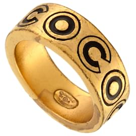 Chanel-Chanel 01A Gold Plated Band Ring-Other