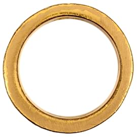 Chanel-Chanel 01A Gold Plated Band Ring-Other