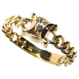 Céline Triomphe-Diamantring aus 18K Gelbgold CELINE Golden