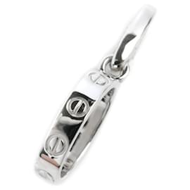 Cartier K18WG Weißgold Love Charm Golden