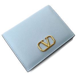 Valentino Garavani V Small Wallet Light blue