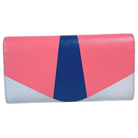 Fendi-Fendi Long Wallet with Bugs Monster Design-Pink,Blue,Cream