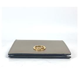 Fendi-Fendi 8M0387 F's Compact Wallet-Grey
