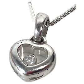 Collar Chopard Heart Happy Diamond Plata