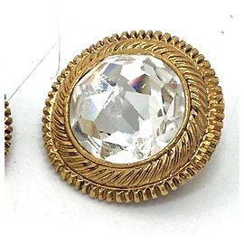 Chanel Gold Clip Ohrringe Golden