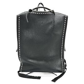 Fendi Selleria Line Leather Backpack Black