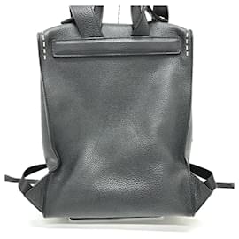 Fendi-Fendi Selleria Line Leather Backpack-Black