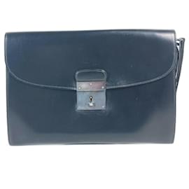 Hermès-Hermes Kirius Clutch Bag-Black
