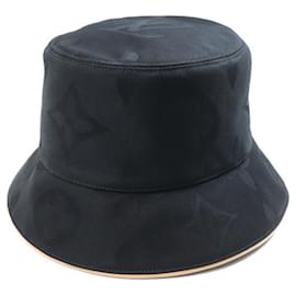 Louis Vuitton-Louis Vuitton Bucket Hat-Black,Beige