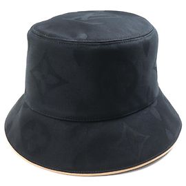 Cappello bucket Louis Vuitton Nero Beige