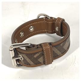 Fendi-Fendi 8AC016 Zucca Dog Collar-Brown