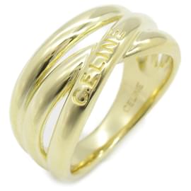 Céline-Celine 18K Yellow Gold Band Ring-Other