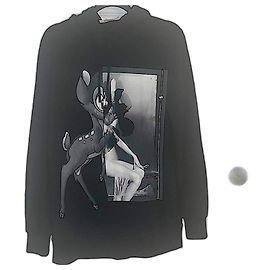 Sudadera Bambi Auténtica Givenchy 17 SS Riccardo Tisci Negro