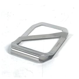 Hermès-Hermes Delta Money Clip-Silvery