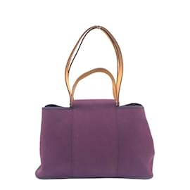 Hermès-Sac à main Hermès Cabag Elan PM-Violet