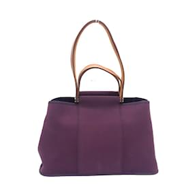 Hermès-Sac à main Hermès Cabag Elan PM-Violet