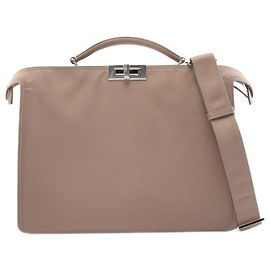 Sac à main Fendi Peekaboo I See You Medium Beige