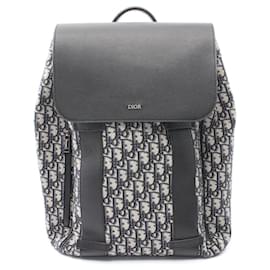 Christian Dior-Christian Dior Trotter Rucksack Backpack-Black,White,Navy blue