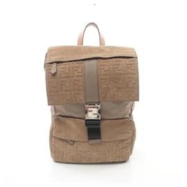 Fendi-Fendi FF Rucksack Backpack Bag-Beige