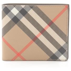 Burberry-Burberry Check Bi-fold Long Wallet-Multiple colors,Beige