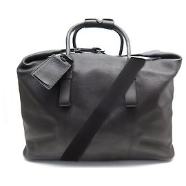 NOVE BORSA DA VIAGGIO LANCEL IN PELLE MARRONE GRAINED Marrone