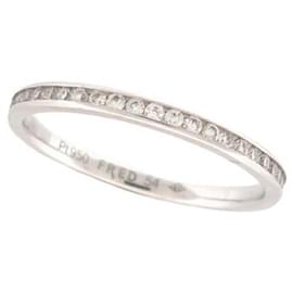 Fred-FRED FOR LOVE RING ALLIANCE 4B0346 IN PLATINUM 950 SET WITH 23 DIAMONDS 2GR-Silvery