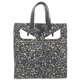 Fendi-Fendi Bag Bugs Monster Tote-Multiple colors,Navy blue