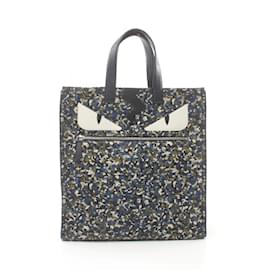 Fendi-Fendi Bag Bugs Monster Tote-Multiple colors,Navy blue