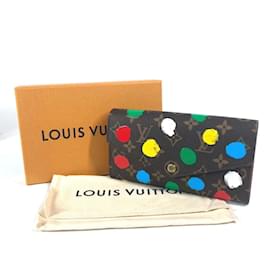 Louis Vuitton-Louis Vuitton Monogram Portefeuille Sarah NM Long Wallet-Brown,Multiple colors