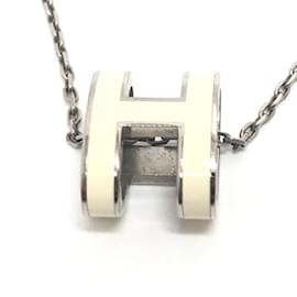 Collier Motif H Pop d'Hermès Blanc
