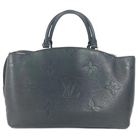 Bolsa Tote Petit Palais PM em Monogram Empreinte Louis Vuitton Preto
