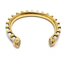 Hermès Hermes Horseshoe Charm Bracelet White