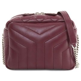 Borsa a spalla Loulou Bowling Chain di Saint Laurent Bordò