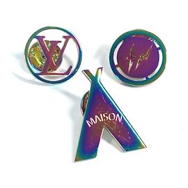 Conjunto de broches Eclipse de la colaboración Louis Vuitton MP1859 Fragment Multicolor