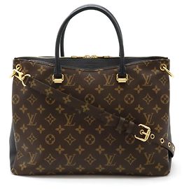 Borsa tote Louis Vuitton Monogram Pallas Nero