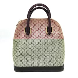Louis Vuitton-Louis Vuitton Monogram Alma O Handbag Tote Bag-Red