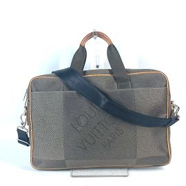 Bolsa Louis Vuitton Damier Geant Associe PM Outro Caqui