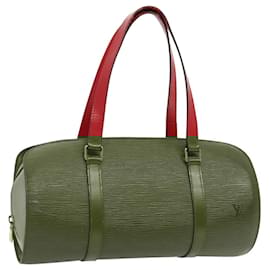 Louis Vuitton-LOUIS VUITTON Epi Soufflot Hand Bag Red M52227 LV Auth ep5834-Red