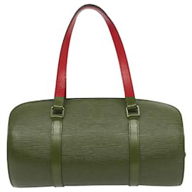 Louis Vuitton-LOUIS VUITTON Epi Soufflot Hand Bag Red M52227 LV Auth ep5834-Red